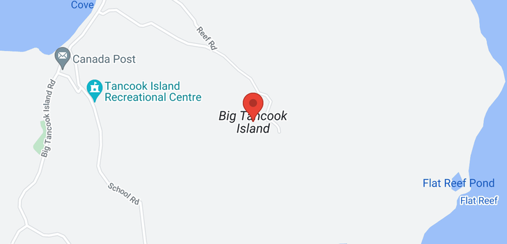 map of 724 Big Tancook Island Road